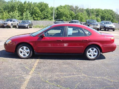 Matador Red Metallic Ford Taurus SE.  Click to enlarge.