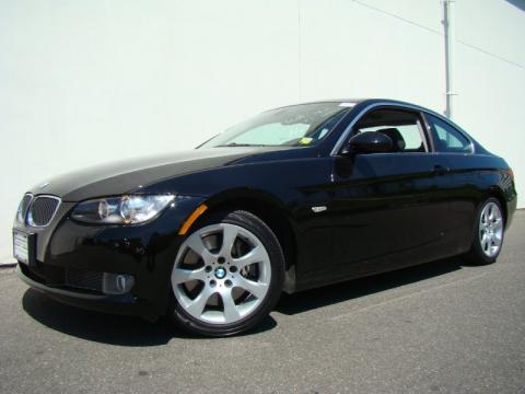 Jet Black BMW 3 Series 335i Coupe.  Click to enlarge.