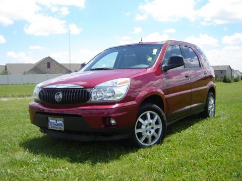 Cardinal Red Metallic Buick Rendezvous CX.  Click to enlarge.