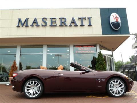 Maserati+grancabrio+red