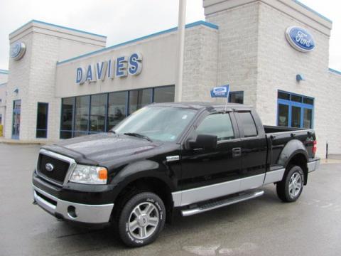 Black Ford F150 XLT SuperCab 4x4.  Click to enlarge.