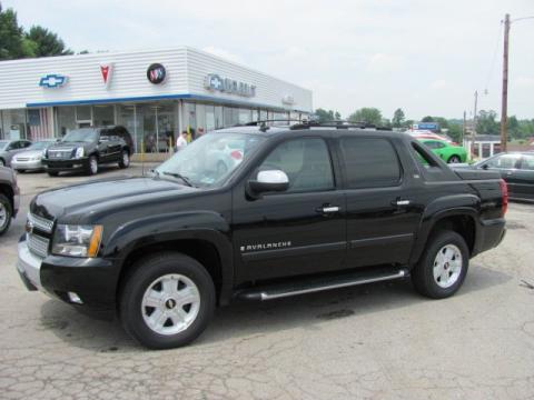 Black Chevrolet Avalanche LTZ 4WD.  Click to enlarge.