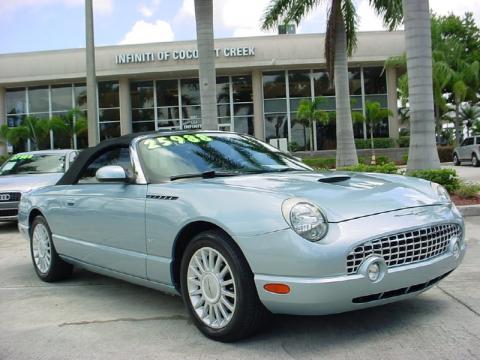Light Ice Blue Metallic Ford Thunderbird Deluxe Roadster. Click to enlarge. Light Ice Blue Metallic Ford Thunderbird Deluxe Roadster. Click to enlarge.