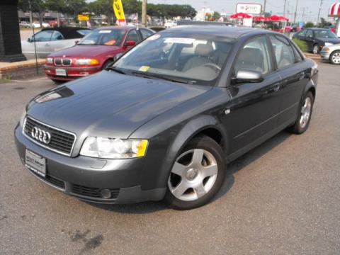 Dolphin Grey Pearl Effect Audi A4 1.8T quattro Sedan.  Click to enlarge.