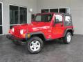 2006 Jeep Wrangler X 4x4 Flame Red Clearcoat