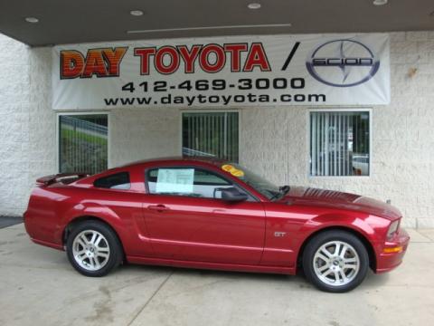 Redfire Metallic Ford Mustang GT Premium Coupe.  Click to enlarge.