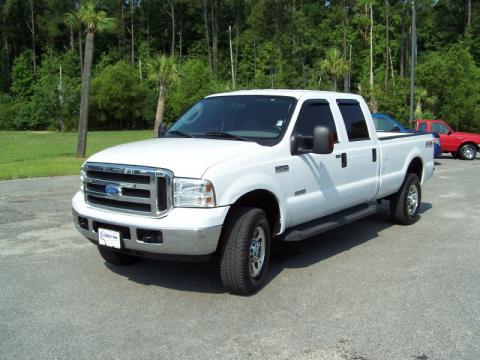 Oxford White Ford F350 Super Duty XLT Crew Cab 4x4.  Click to enlarge.