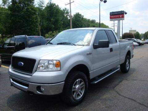 Silver Metallic Ford F150 XLT SuperCab 4x4.  Click to enlarge.