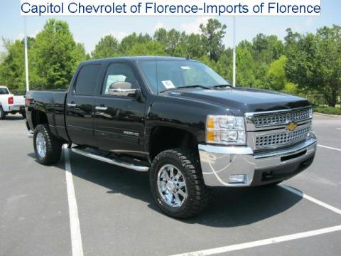 Black Chevrolet Silverado 2500HD LT Crew Cab 4x4.  Click to enlarge.