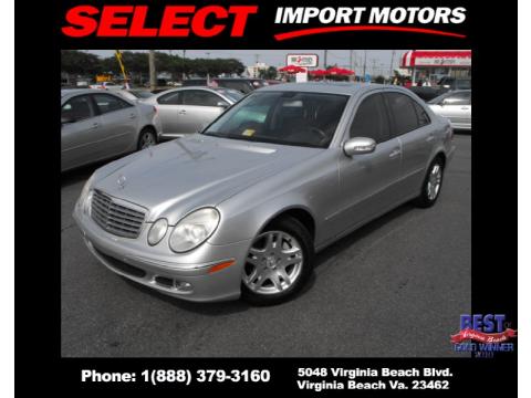 Brilliant Silver Metallic Mercedes-Benz E 320 Sedan.  Click to enlarge.