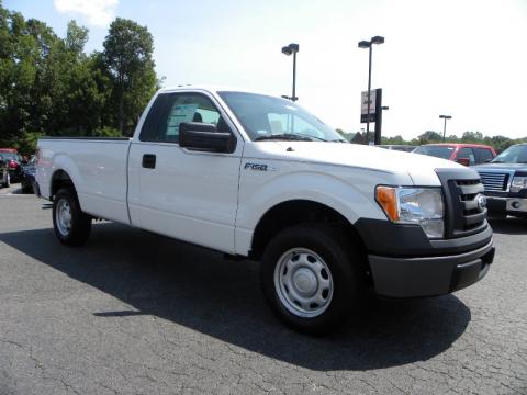 Oxford White Ford F150 XL Regular Cab.  Click to enlarge.