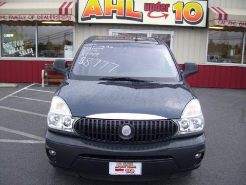Black Buick Rendezvous CX.  Click to enlarge.