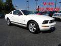 2007 Ford Mustang V6 Premium Coupe Performance White