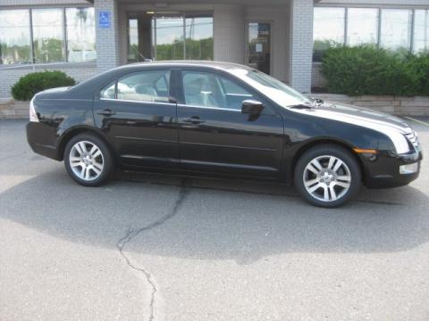 Black Ebony Ford Fusion SEL V6.  Click to enlarge.