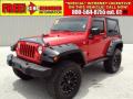2010 Jeep Wrangler Sport 4x4 Flame Red