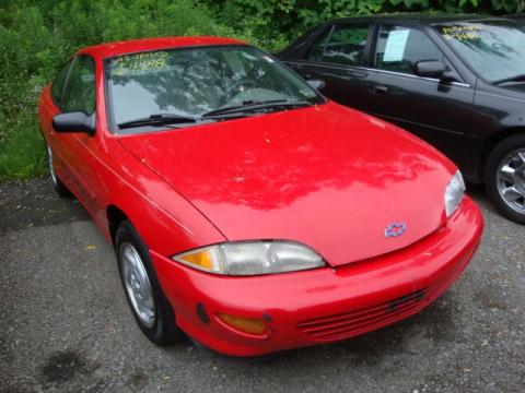 Flame Red Chevrolet Cavalier Coupe.  Click to enlarge.