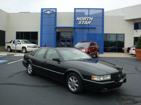 Dark Polo Green Metallic Cadillac Seville STS.  Click to enlarge.