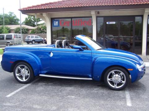 Pacific Blue Metallic Chevrolet SSR .  Click to enlarge.