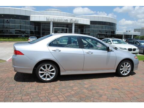 Alabaster Silver Metallic Acura TSX Sedan.  Click to enlarge.