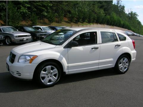 Stone White Dodge Caliber SXT.  Click to enlarge.