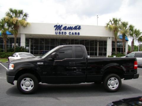 Black Ford F150 XL Regular Cab.  Click to enlarge.