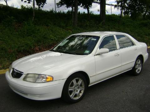 Glacier White Mazda 626 ES V6.  Click to enlarge.