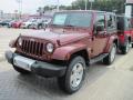 2010 Jeep Wrangler Sahara 4x4 Red Rock Crystal Pearl