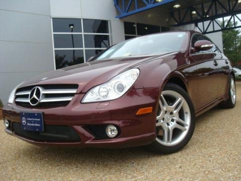 Barolo Red Metallic Mercedes-Benz CLS 550.  Click to enlarge.