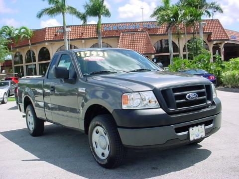 Dark Shadow Grey Metallic Ford F150 XL Regular Cab.  Click to enlarge.