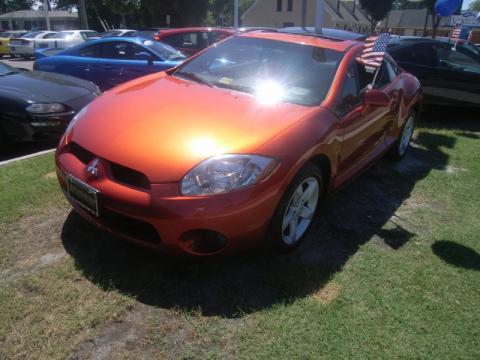 Sunset Orange Pearlescent Mitsubishi Eclipse GS Coupe.  Click to enlarge.