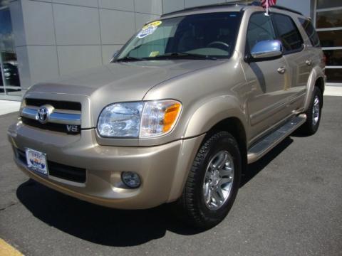 Desert Sand Mica Toyota Sequoia Limited.  Click to enlarge.