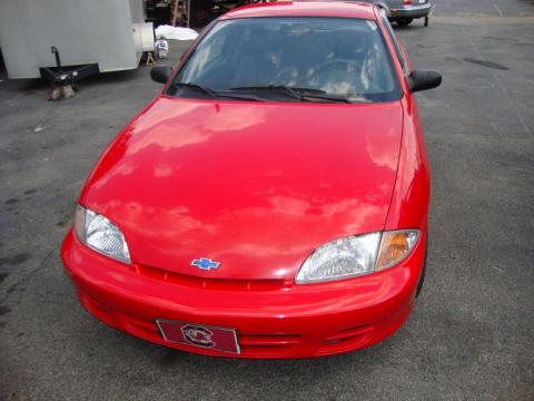 Bright Red Chevrolet Cavalier Coupe.  Click to enlarge.