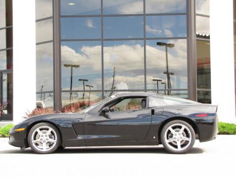 Black Chevrolet Corvette Coupe.  Click to enlarge.