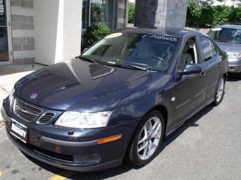 Nocturne Blue Metallic Saab 9-3 Aero Sedan.  Click to enlarge.