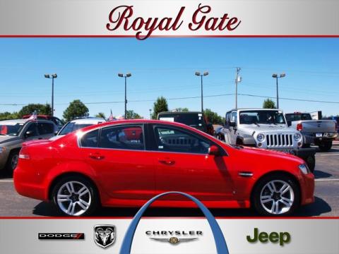Liquid Red Pontiac G8 Sedan.  Click to enlarge.