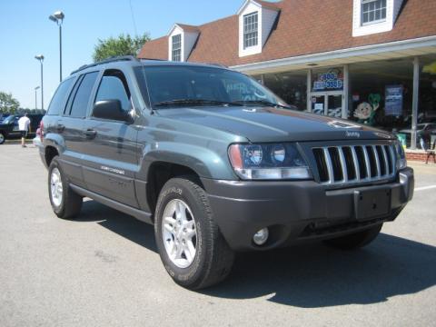 Onyx Green Pearl Jeep Grand Cherokee Laredo 4x4.  Click to enlarge.