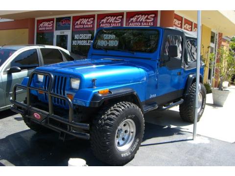Spinnaker Blue Metallic Jeep Wrangler 4x4.  Click to enlarge.