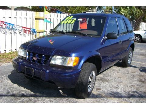 Cobalt Blue Kia Sportage .  Click to enlarge.