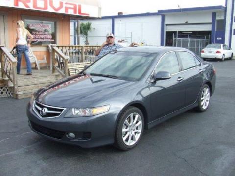 Carbon Gray Pearl Acura TSX Sedan.  Click to enlarge.