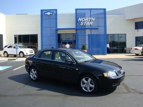 Brilliant Black Audi A4 3.0 quattro Sedan.  Click to enlarge.