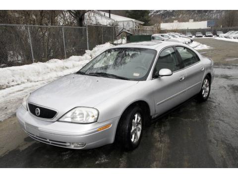 Silver Frost Metallic 2001 Mercury Sable LS Premium Sedan with Medium 