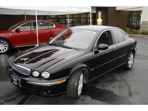 Ebony Black Jaguar X-Type 3.0.  Click to enlarge.