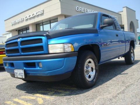 Intense Blue Pearl Dodge Ram 1500 Sport Extended Cab.  Click to enlarge.