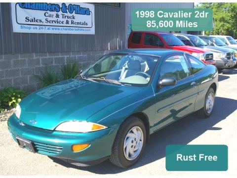 Manta Green Metallic Chevrolet Cavalier Coupe.  Click to enlarge.