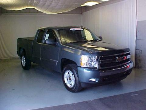 Blue Granite Metallic Chevrolet Silverado 1500 LT Extended Cab.  Click to enlarge.