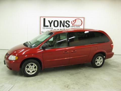 Inferno Red Tinted Pearl Dodge Grand Caravan Sport.  Click to enlarge.