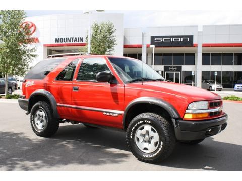 Victory Red Chevrolet Blazer LS ZR2 4x4.  Click to enlarge.