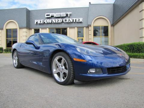 LeMans Blue Metallic Chevrolet Corvette Coupe.  Click to enlarge.