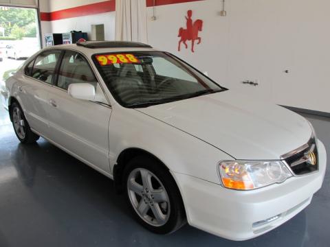White Diamond Pearl Acura TL 3.2 Type S.  Click to enlarge.