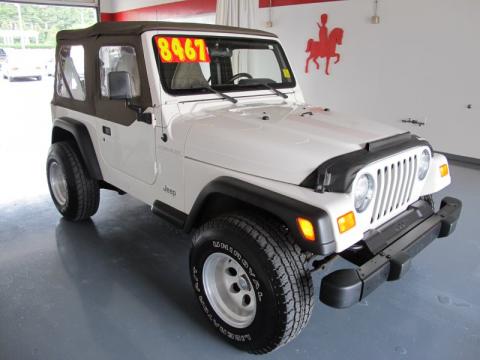 Stone White Jeep Wrangler SE 4x4. Click to enlarge. Stone White Jeep Wrangler SE 4x4. Click to enlarge.